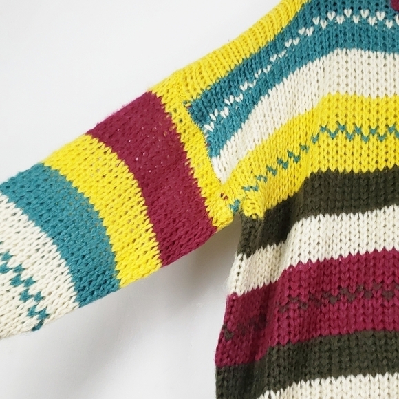 Adora Multicolored Chunky Knit Sweater Sm/Med - Picture 3 of 4
